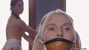 Sub in spandex ass fucking pounded in ffm