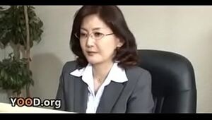 Chinese college director strokes in the office